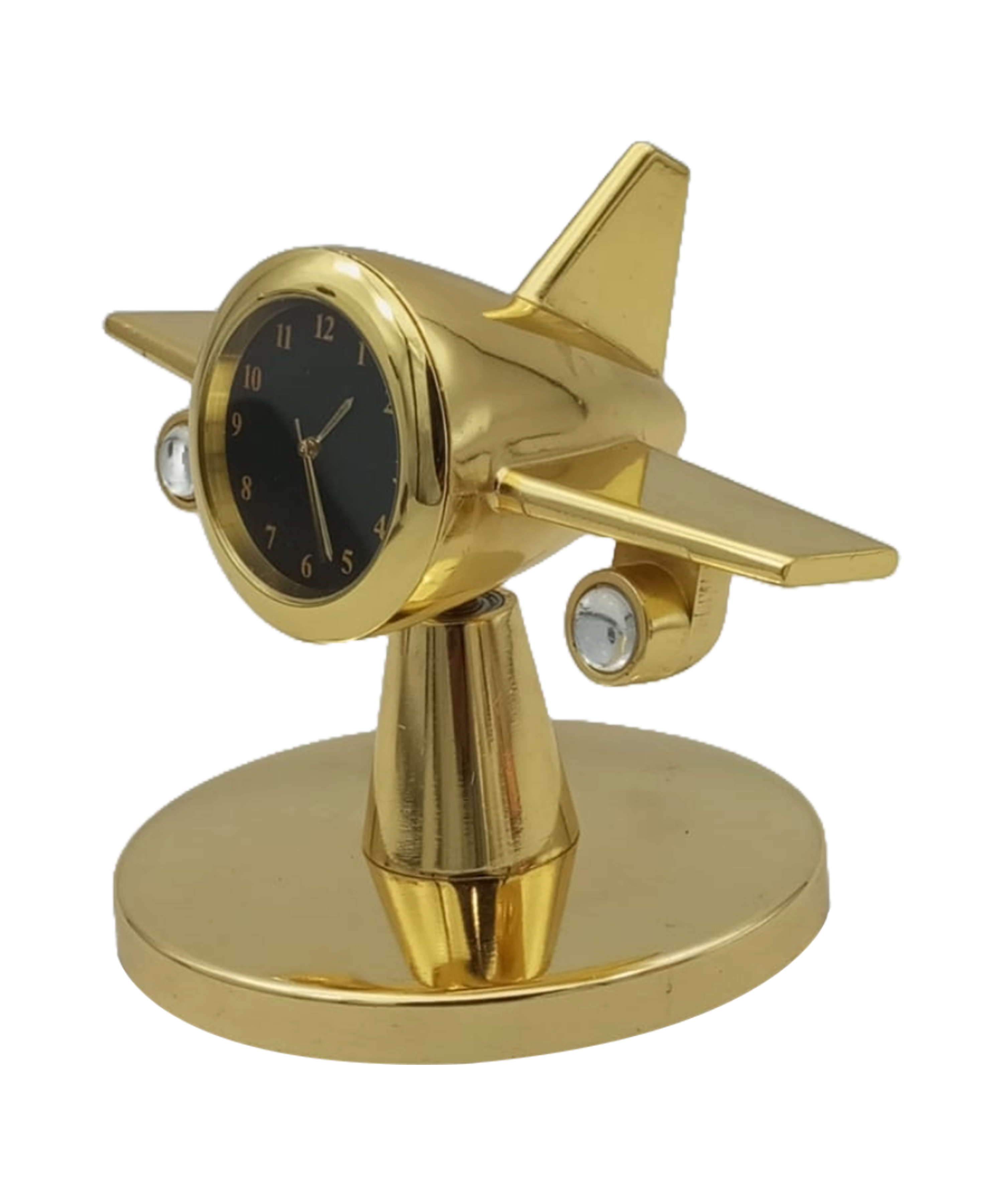Gold Fighter Plan Clock